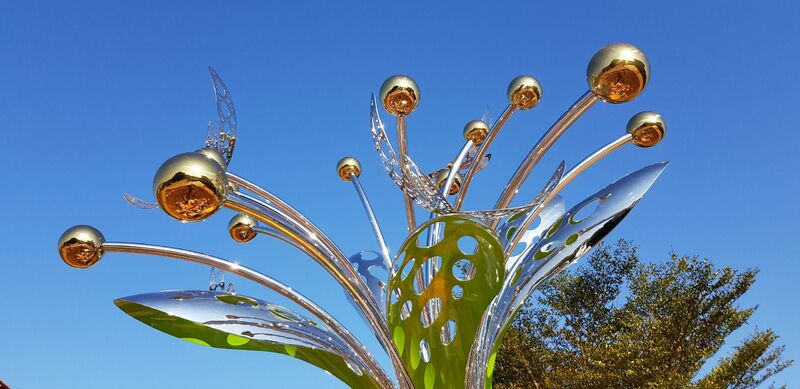 Beautiful Blossom - a Land Art by Kuo-Hsiang Kuo