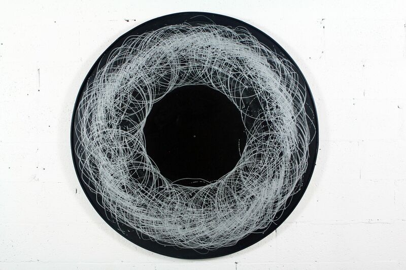 Location Intelligence  (Black and silver) - a Paint by Rigoberto Díaz