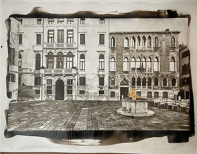 Leopard Lies at the Parochia de San Stefano - a Photographic Art by Paal Anand