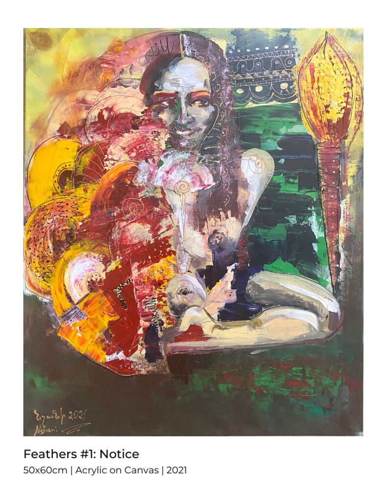 Feathers #1: The Notice - a Paint by Nshani