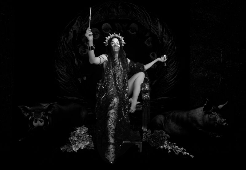 Circe Considers Offering Odysseus the Cup - a Photographic Art by Paal Anand