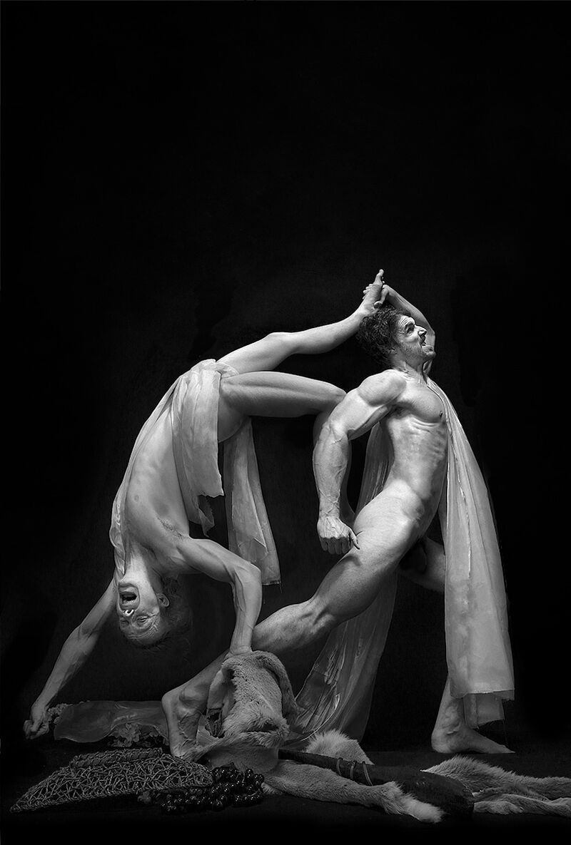 The Death of Heracles: Heracles Hurls Lichas - a Photographic Art by Paal Anand